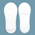 1/2/4 Pairs Women Boat Sock Plantar Fasciitis Shoes Insoles Socks Feet Shock Absorbing Shoe Sole Invisible Non Slip Shoe Pads